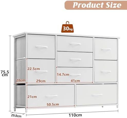 White Chest of Drawers