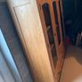 Elegant Handmade Oak Display Cabinet Image 2
