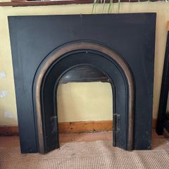 Cast iron fireplace insert