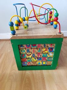 Wooden activity box