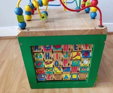 Wooden activity box