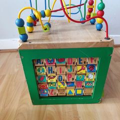 Wooden activity box