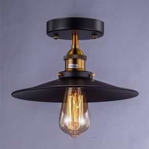 NEW SALE | Vintage Ceiling Light, Edison Flush Mounted Retro Style E27 Industrial Ceiling Light Fixture 1 Pack