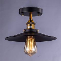 NEW SALE | Vintage Ceiling Light, Edison Flush Mounted Retro Style E27 Industrial Ceiling Light Fixture 1 Pack