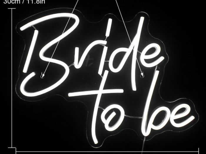 FREE P&P | Bride to be Neon Signs White LED 14.6 inch x 11.8 inch Home > Home & Garden