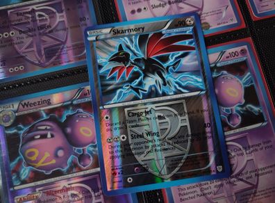 Skarmory ! Reverse Holo Rare ! Plasma Storm ! 2012 ! Pokemon Card !