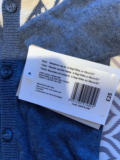 Mamas & Papas Knit size Newborn