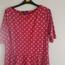 Red Polka dot midi Wallis dress size UK14 EU42 Perfect condition Postage included Image 3