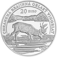 Slovakia 20 Euro Silver (.925) Shiny Coin 2023 - Vihorlat Protected Landscape Area