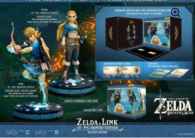 zelda and link collectors statue Nintendo f4f