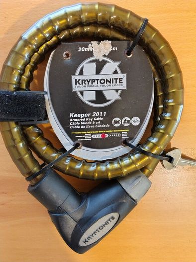 Kryptonite Keeper 2011 Armoured Key Cable Lock