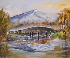 digby bridge watercolour