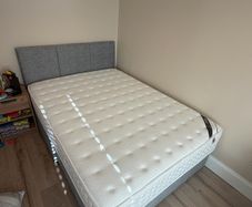 Double Bed (Mattress, Base + Headboard)