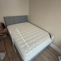 Double Bed (Mattress, Base + Headboard)