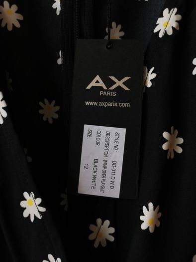Black playsuit (Ax Paris)