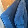 3-Seater Navy Velvet Sofa Image 5