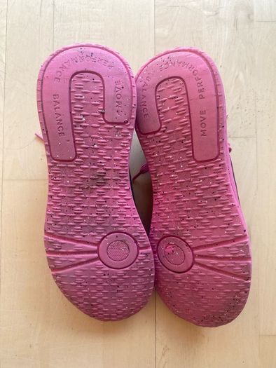 M&S Good Move Trainers. Black with Hot Pink Soles and Laces
