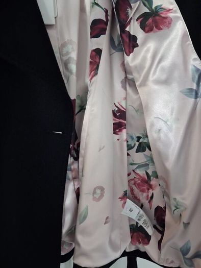 Ted Baker Rytaa Short Wrap Coat - Black - UK 12 - BNWT RRP 365