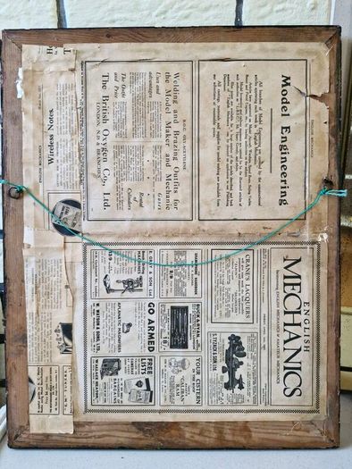 Framed Vintage Player's advert
