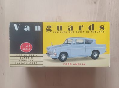 Vanguards Ford Anglia Diecast Model Car 1:43 Scale Boxed MINT