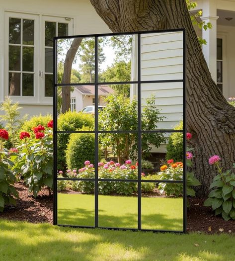 Garden Outdoor Mirror 100cm x 75cm - NEW