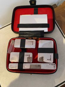 Travel set of trinket boxes