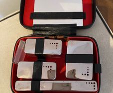 Travel set of trinket boxes