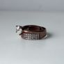 925 Silver Solitaire Ring with cz Image 3