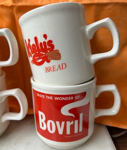 4 Vintage Advertising Coffee /Tea Mugs