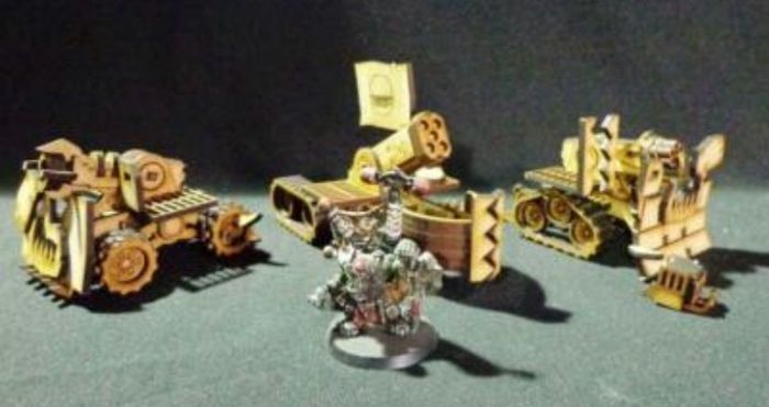Warhammer 40k Tabletop Scenics Ork Guns