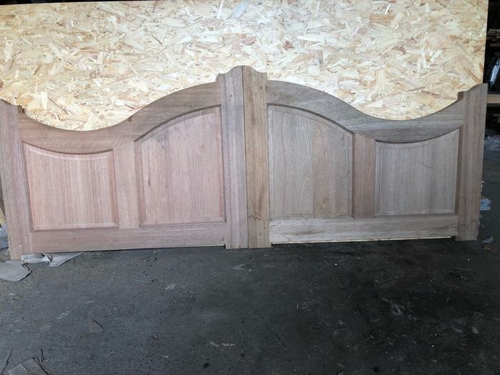 Pair of 4ft wide hardwood gates