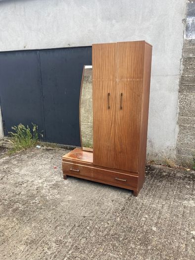 Wardrobe - Mid Century Combination Wardrobe