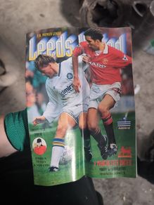 Leeds Utd Vs Man Utd match programme