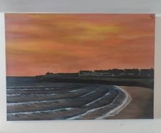 Original acrylic landscape painting