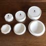 Wedgwood Clementine china jewellery trinket dishes / pots with lids  x3 Image 4