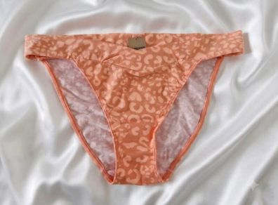 Victoria's Secret Stretch Cotton Crossover Cotton Bikini Knickers  Orange s. M
