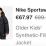 Nike coat size kids large age 11-13 Image 5