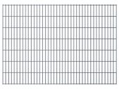 2D Garden Fence Panels 2.008x1.03 m 10 m (Total Length) Grey