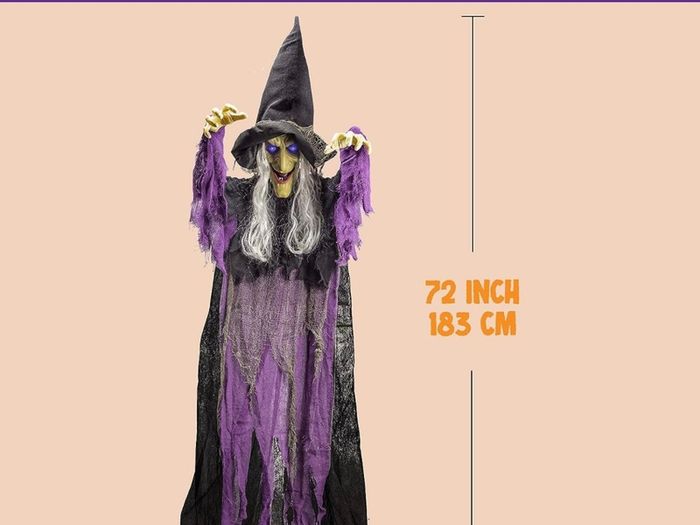 Halloween hanging witch decor