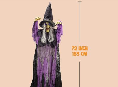 Halloween hanging witch decor