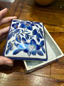 Vintage Porcelain Jewellery Box