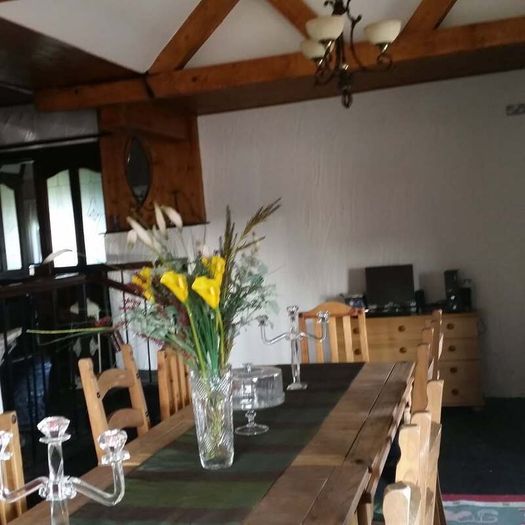 Pair of Pub Chandeliers with Shades - Reclaimed from Former Village Bar