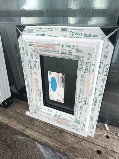 5 white pvc bathroom windows