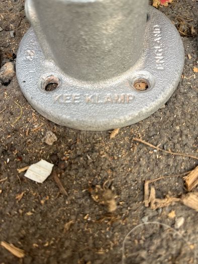KEE KLAMP . Rail and fittings . Heavy gauge . Galvanized