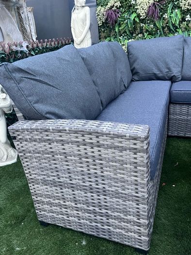 8 Seater Firepit Table Rattan Dining Set