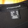 Black Blouse With Lace Cuff Size 10 Image 3