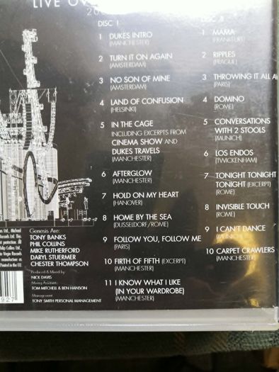 Genesis - Live Over Europe 2007 (Double CD)