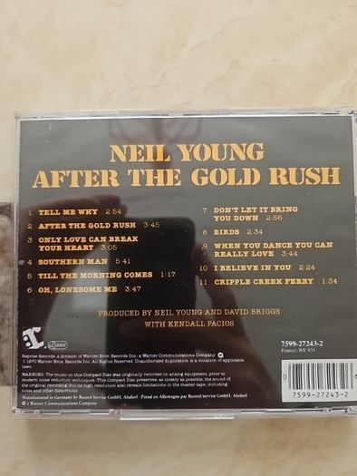 Neil Young CD  - After The Gold Rush