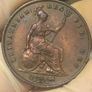 1846 Penny Victoria SCARCE DATE Nice Grade Image 7