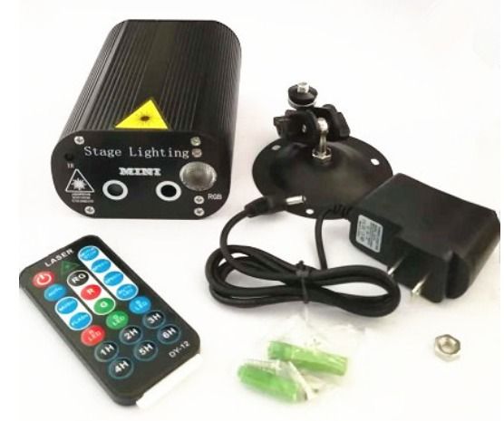 Mini R&G 24 Patterns Laser Projector light DJ light